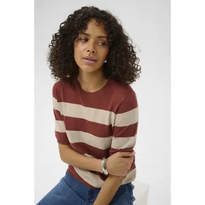 Women's striped sweater KAFFE Lizza Knit image-2