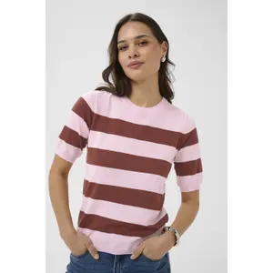Women's striped sweater KAFFE Lizza Knit image-2