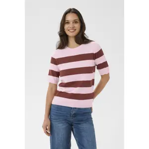 Women's striped sweater KAFFE Lizza Knit image-5