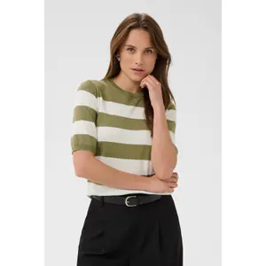Pruhy svetr pro ženy KAFFE Lizza Knit image-6