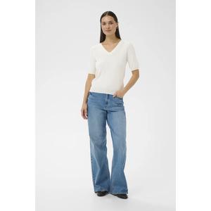 Damen-Pullover mit V-Ausschnitt KAFFE Lizza image-3