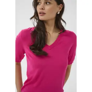 Women's V-neck sweater KAFFE Lizza image-5