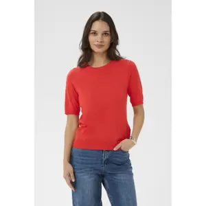 Women's round neck sweater KAFFE Lizza image-5