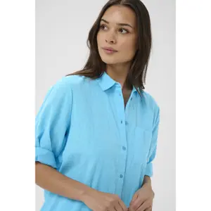 Women's shirt dress KAFFE KApauline image-5
