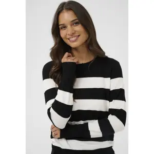 Gestreifter Pullover Damen KAFFE Lizza image-5