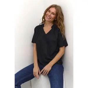 Women's blouse KAFFE Tina Solid image-3