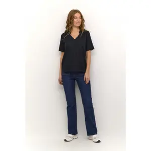 Women's blouse KAFFE Tina Solid image-1
