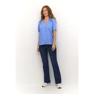 Women's blouse KAFFE Tina Solid image-1