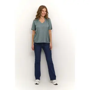 Women's blouse KAFFE Tina Solid image-1