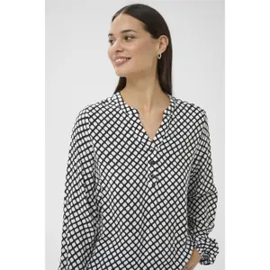 Blusa de manga comprida feminina KAFFE Mathilde image-5