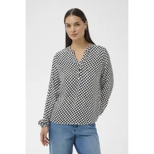 Blusa de manga comprida feminina KAFFE Mathilde image-2