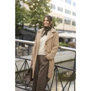 Women's Teddy Coat KAFFE KABalmi image-1