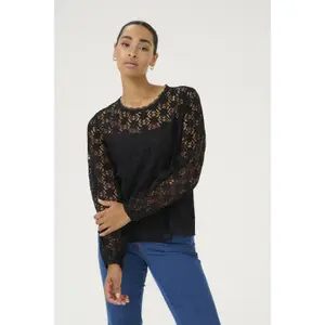 Long sleeve blouse for women KAFFE Silja image-2