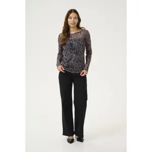 Women's long sleeve T-shirt KAFFE KAJohanna image-1