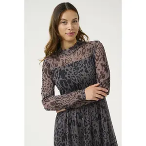 Mesh dress for women KAFFE KAjohanna image-5