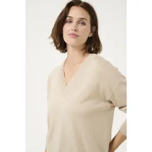 Women's V-neck sweater KAFFE Lena image-5