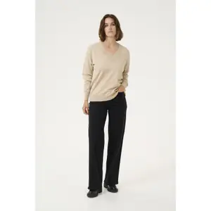 Women's V-neck sweater KAFFE Lena image-1