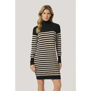 Vestido de punto a rayas para mujer KAFFE Astrid image-2