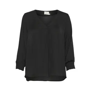 Women’s V-neck blouse KAFFE Cassie image-0