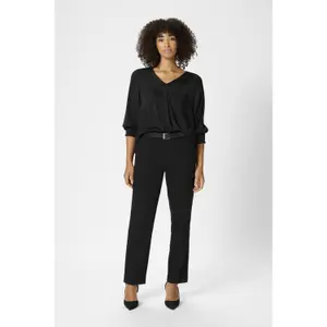 Women’s V-neck blouse KAFFE Cassie image-2
