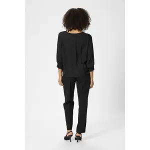 Women’s V-neck blouse KAFFE Cassie image-4