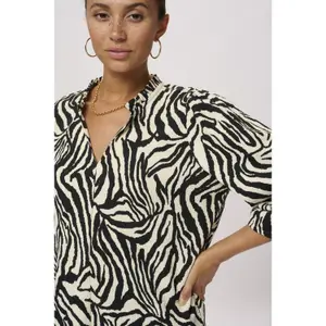 Long sleeve blouse for women KAFFE Katrine Printed image-6