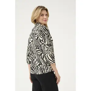 Long sleeve blouse for women KAFFE Katrine Printed image-5