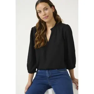 Long sleeve blouse for women KAFFE katja image-2