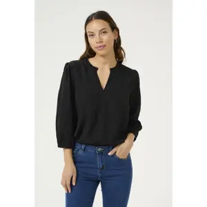 Long sleeve blouse for women KAFFE katja image-3