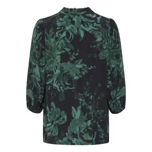 Long sleeve blouse for women KAFFE isa image-3