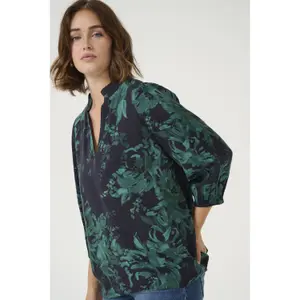 Long sleeve blouse for women KAFFE isa image-5