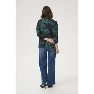 Long sleeve blouse for women KAFFE isa image-4