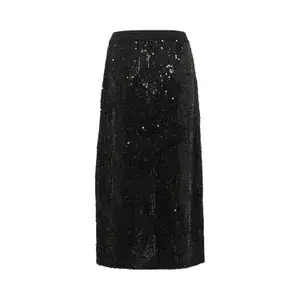 Sequin skirt for women KAFFE Amalie image-3