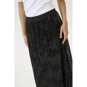 Sequin skirt for women KAFFE Amalie image-5