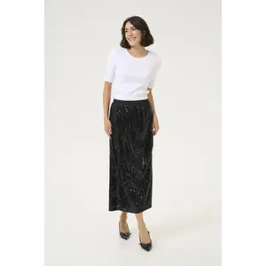Sequin skirt for women KAFFE Amalie image-2
