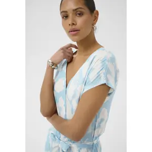 Printed Jumpsuit Women KAFFE KAmira Plain Weave image-5