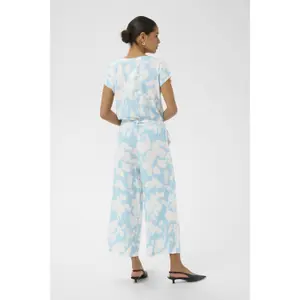 Printed Jumpsuit Women KAFFE KAmira Plain Weave image-4