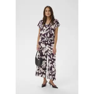 Jumpsuit för kvinnor KAFFE KAMira Plain Weave image-1