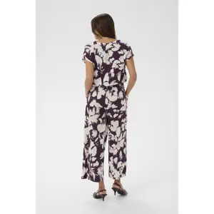 Jumpsuit för kvinnor KAFFE KAMira Plain Weave image-3