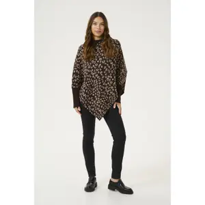 Poncho femme KAFFE Molly image-1