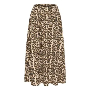 Kjol för kvinnor KAFFE Leopra image-0