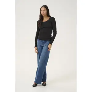 Women's long sleeve T-shirt KAFFE KAMaibritt image-2