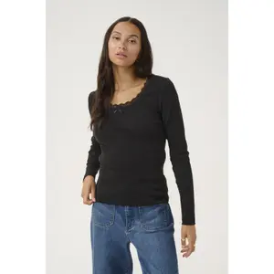 Women's long sleeve T-shirt KAFFE KAMaibritt image-1