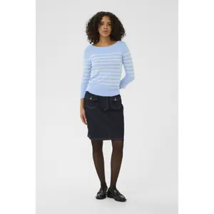 Pullover mit U-Boot-Kragen Damen KAFFE Lizza image-1