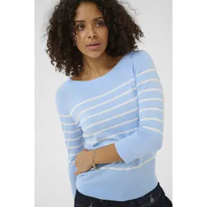 Pullover mit U-Boot-Kragen Damen KAFFE Lizza image-3