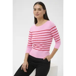 Γυναικείο κοντομάνικο μπλουζάκι KAFFE Kalizza Knitted image-4