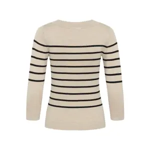 Pullover mit U-Boot-Kragen Damen KAFFE Lizza image-1