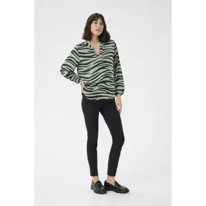 Long sleeve blouse for women KAFFE Janne image-1