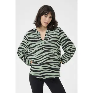 Long sleeve blouse for women KAFFE Janne image-2