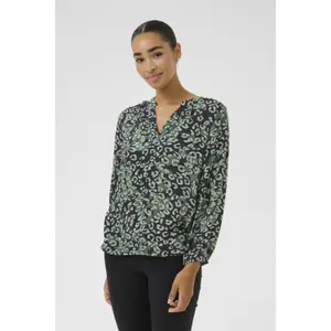 Long sleeve blouse for women KAFFE Janne image-2